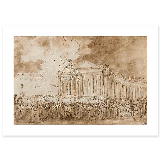 Illuminations for Corpus Christi Day, St. Peter's Square (canvas without frame)