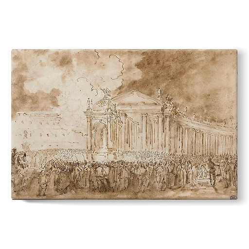 Illuminations for Corpus Christi Day, St. Peter's Square (stretched canvas)