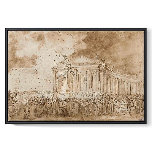 Illuminations for Corpus Christi Day, St. Peter's Square (framed canvas)