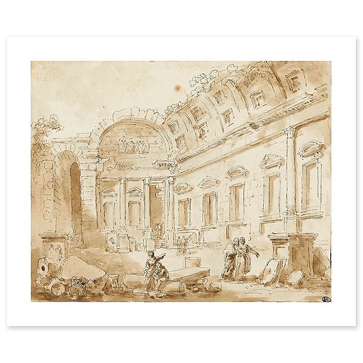 Inside the Temple of Diana (art prints)
