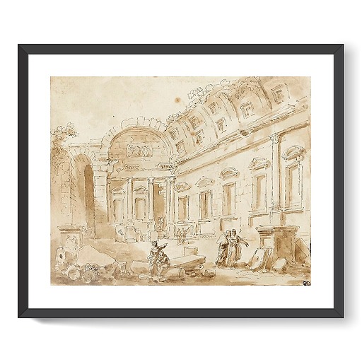 Inside the Temple of Diana (framed art prints)