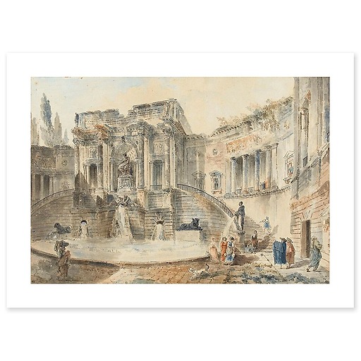 Fontaine monumentale (affiches d'art)