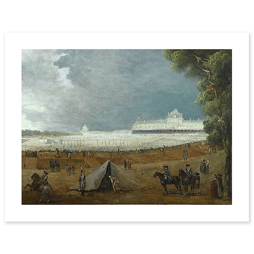 Celebration of the National Federation celebrated at the Champ de Mars (canvas without frame)