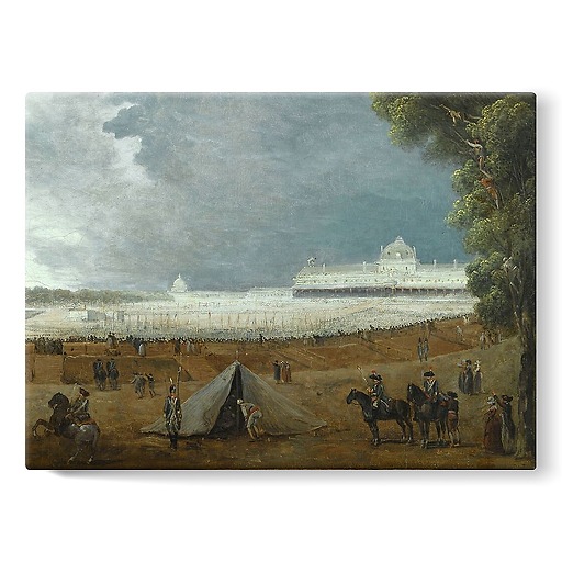 Celebration of the National Federation celebrated at the Champ de Mars (stretched canvas)