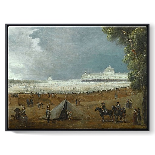 Celebration of the National Federation celebrated at the Champ de Mars (framed canvas)