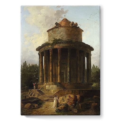 A circular temple once dedicated to (stretched canvas)