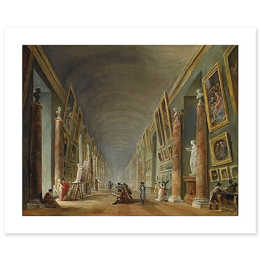 La Grande Galerie, entre 1801 et 1805 (affiches d'art)
