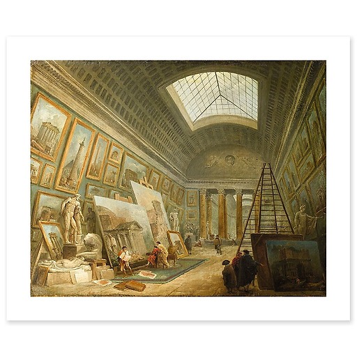A Museum Gallery (canvas without frame)