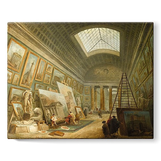 A Museum Gallery (stretched canvas)