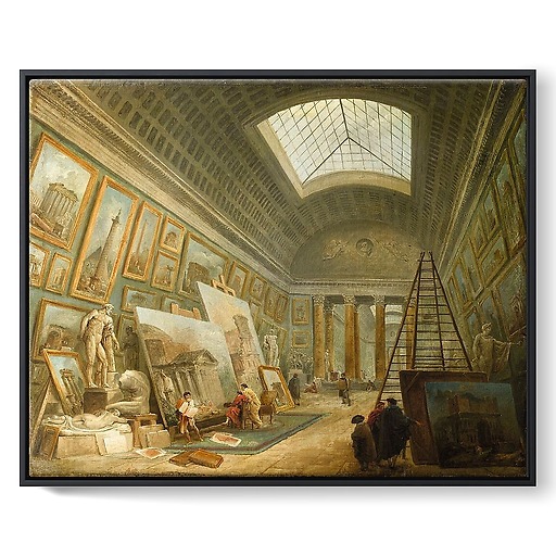 A Museum Gallery (framed canvas)
