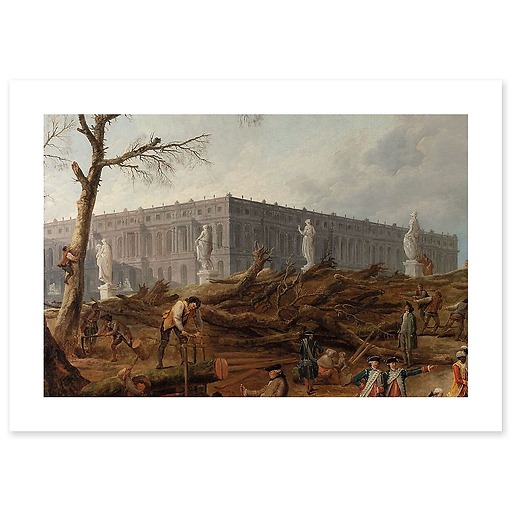 View of the Bosquet des "Bains d'Apollon" (art prints)
