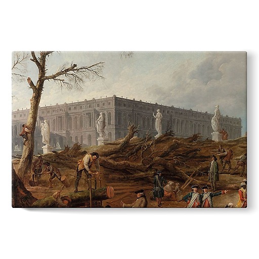 View of the Bosquet des "Bains d'Apollon" (stretched canvas)