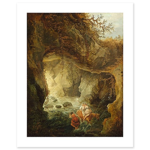 The cave (canvas without frame)