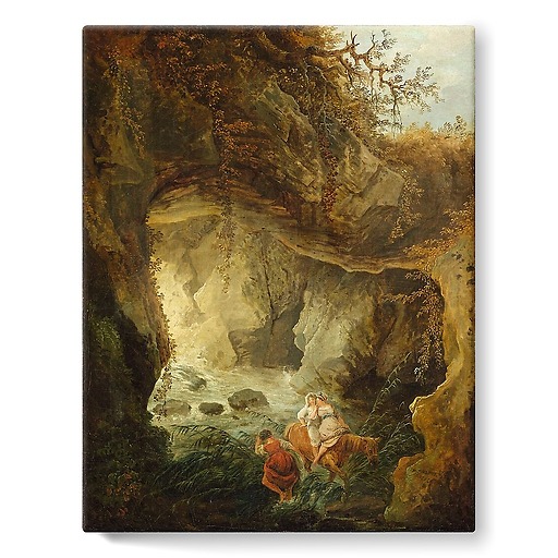 The cave (stretched canvas)