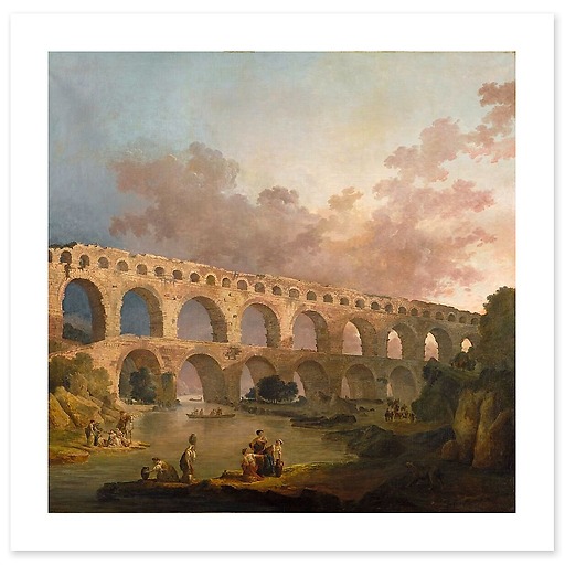 The Pont du Gard (canvas without frame)