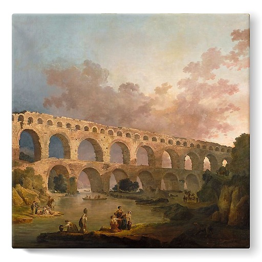 The Pont du Gard (stretched canvas)