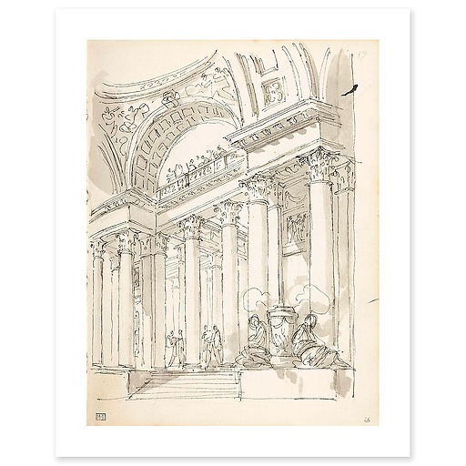 Animated colonnade (art prints)