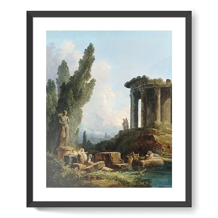 Ruines antiques (affiches d'art encadrées)