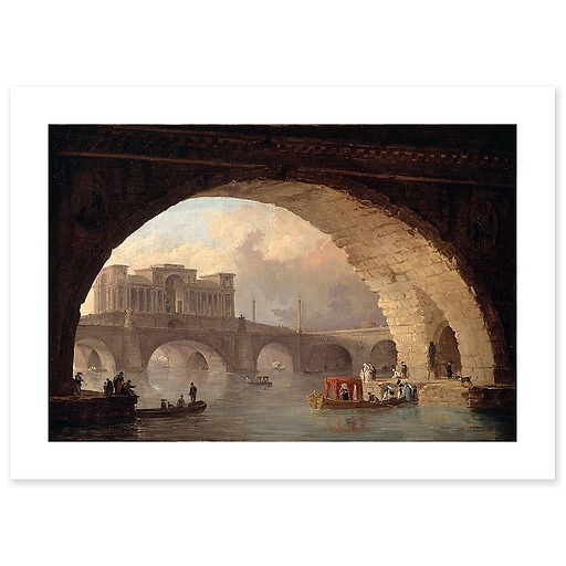 The triumphal bridge (canvas without frame)