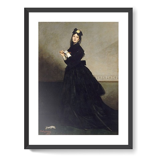 The Lady with the glove (framed art prints)
