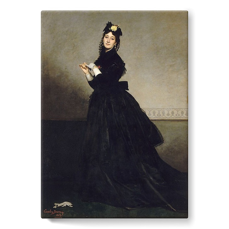 La Dame au gant (toiles sur châssis)