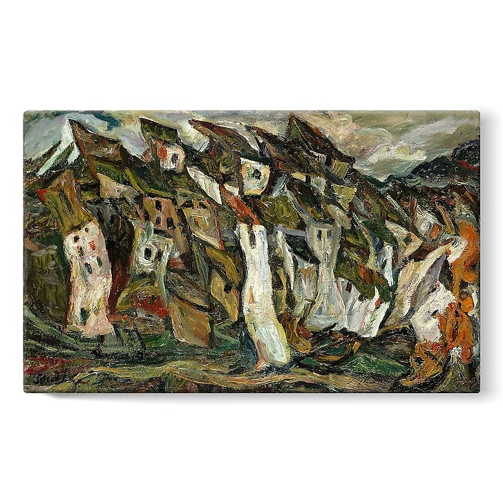 Les maisons (toiles sur châssis)