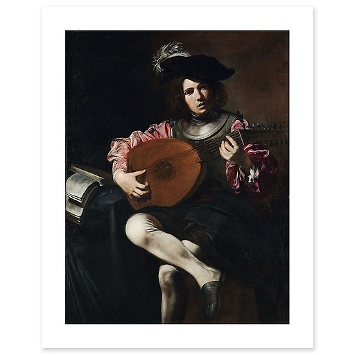 The Lute Player (canvas without frame)