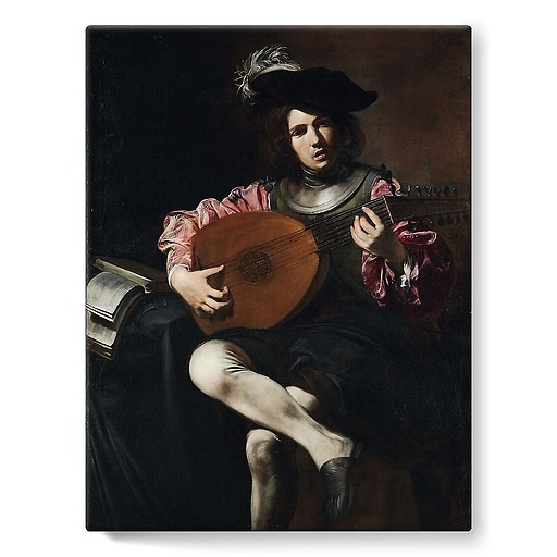 The Lute Player (stretched canvas)