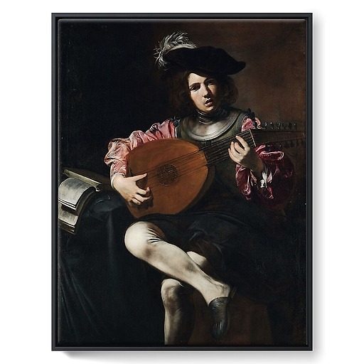 The Lute Player (framed canvas)