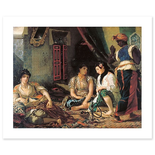 Women from Algiers in their apartments (art prints)