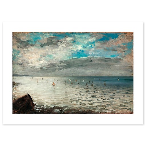 The Sea seen from the heights of Dieppe (art prints)