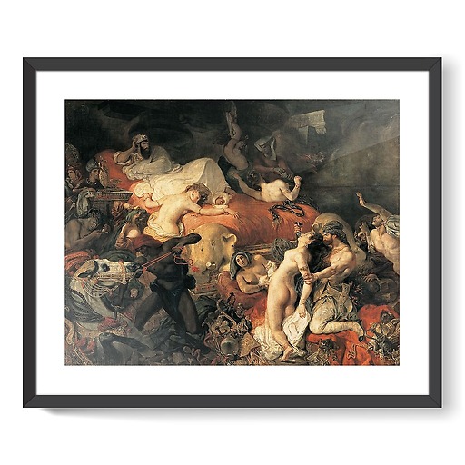 The Death of Sardanapale (framed art prints)