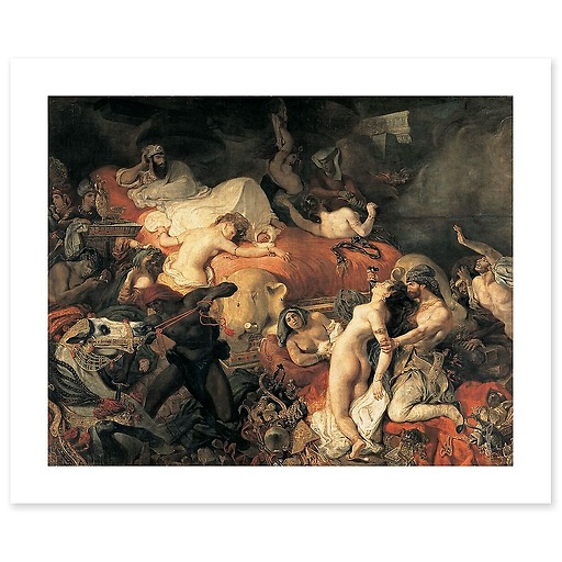 The Death of Sardanapale (canvas without frame)