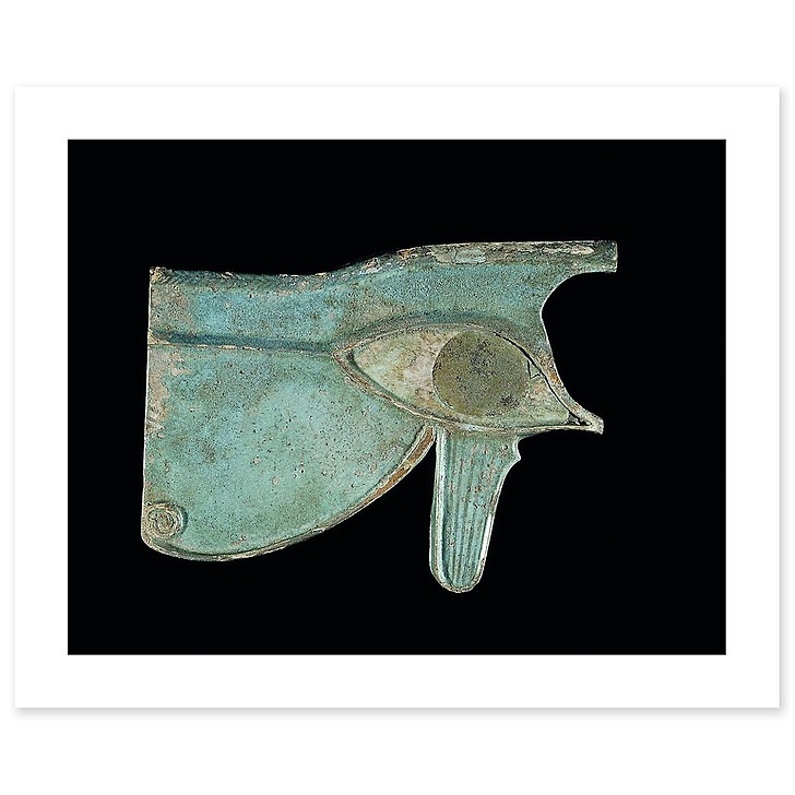 Grande amulette de l'oeil oudjat (art prints)