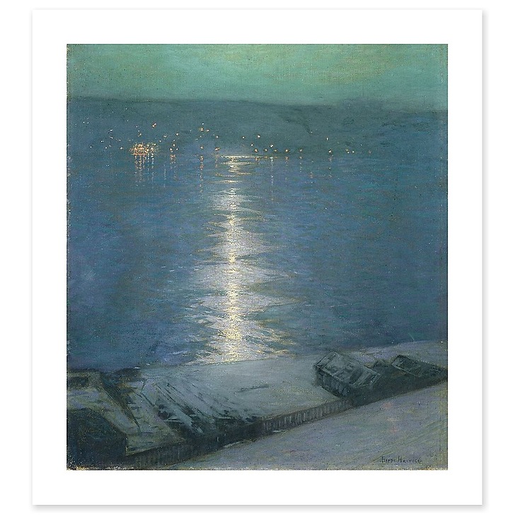 Clair de lune sur la riviére ou (art prints)