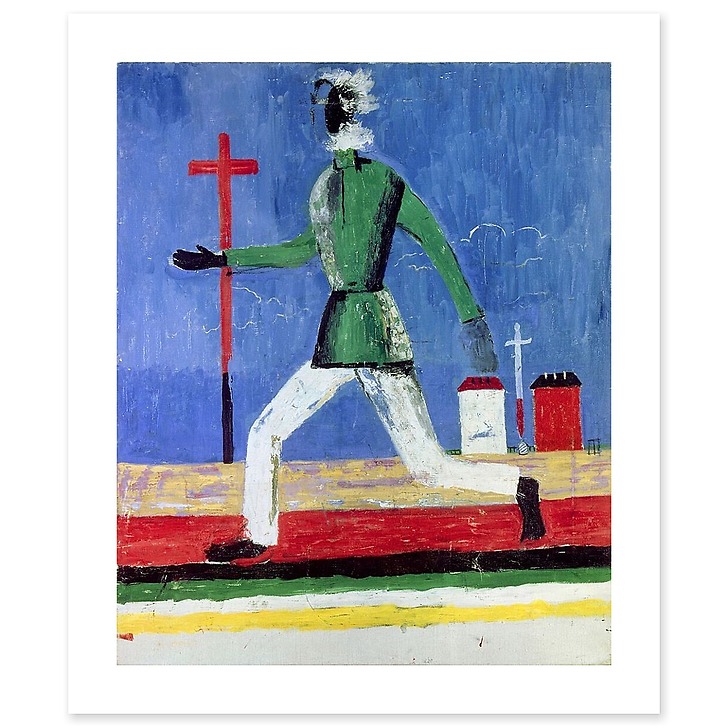 L'Homme qui court (canvas without frame)