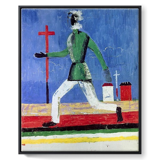 L'Homme qui court (framed canvas)