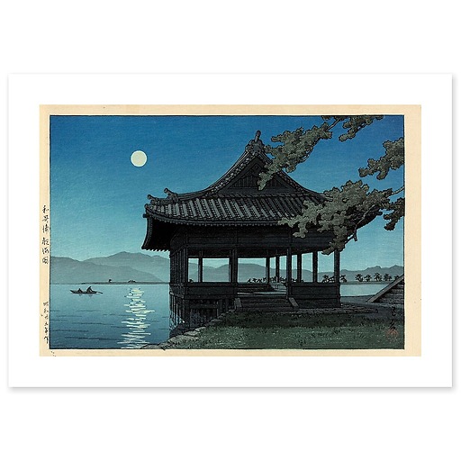 Pavillon Kankai, à Wakaura (art prints)