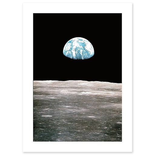 La terre vue de la Lune (affiches d'art)