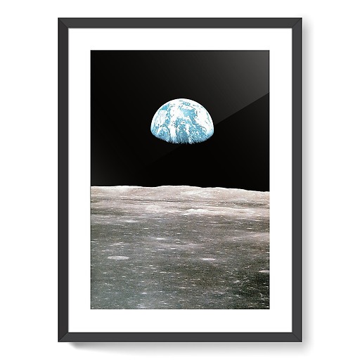 La terre vue de la Lune (framed art prints)