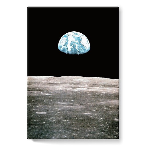La terre vue de la Lune (stretched canvas)