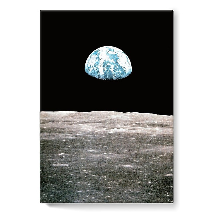 La terre vue de la Lune (stretched canvas)