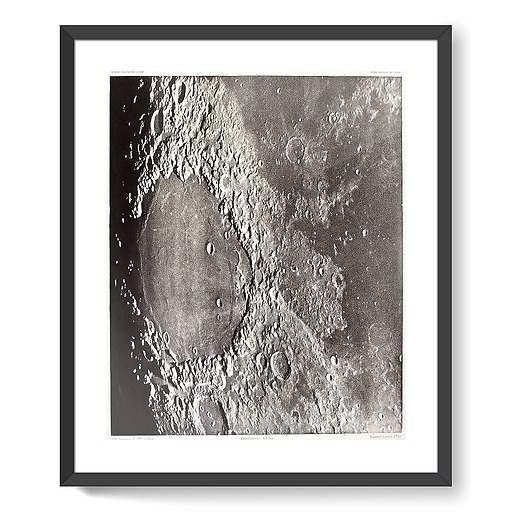 Atlas photographique de la lune, Taruntius Mer des aises Macrobius (framed art prints)