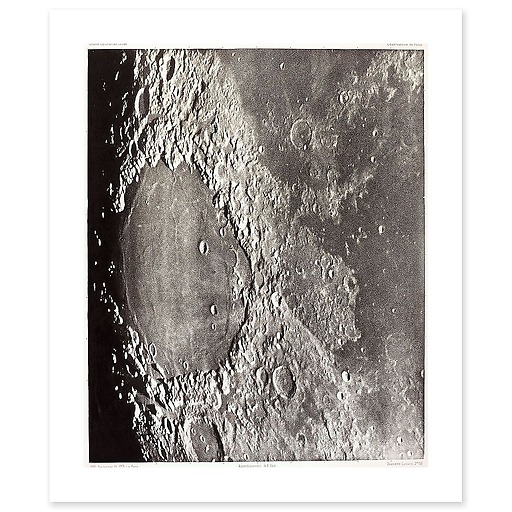 Atlas photographique de la lune, Taruntius Mer des aises Macrobius (canvas without frame)