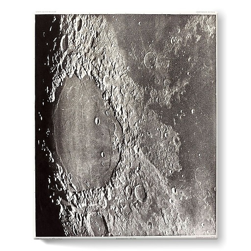Atlas photographique de la lune, Taruntius Mer des aises Macrobius (stretched canvas)