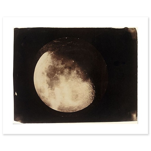 Photographie lunaire, Corne Nord, 27 mars 1890, Observatoire de Paris (art prints)