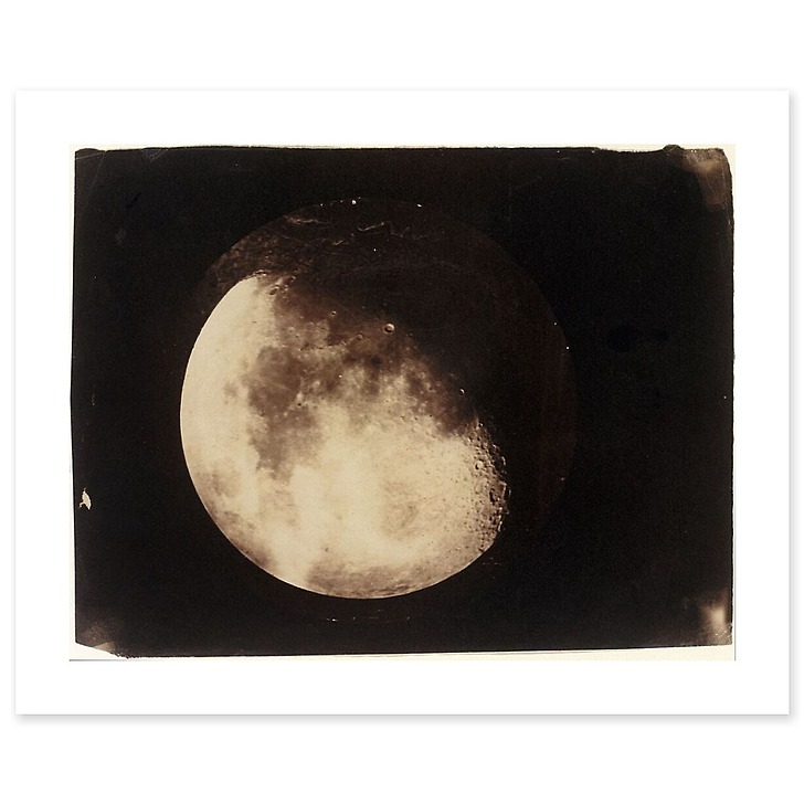 Photographie lunaire, Corne Nord, 27 mars 1890, Observatoire de Paris (art prints)
