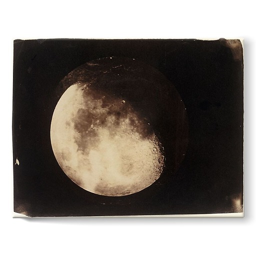 Photographie lunaire, Corne Nord, 27 mars 1890, Observatoire de Paris (toiles sur châssis)