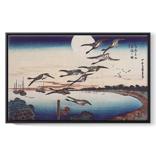 Clair de lune à Takanawa (framed canvas)