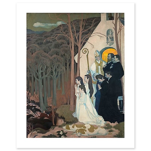 The Legend of Saint Hubert (canvas without frame)